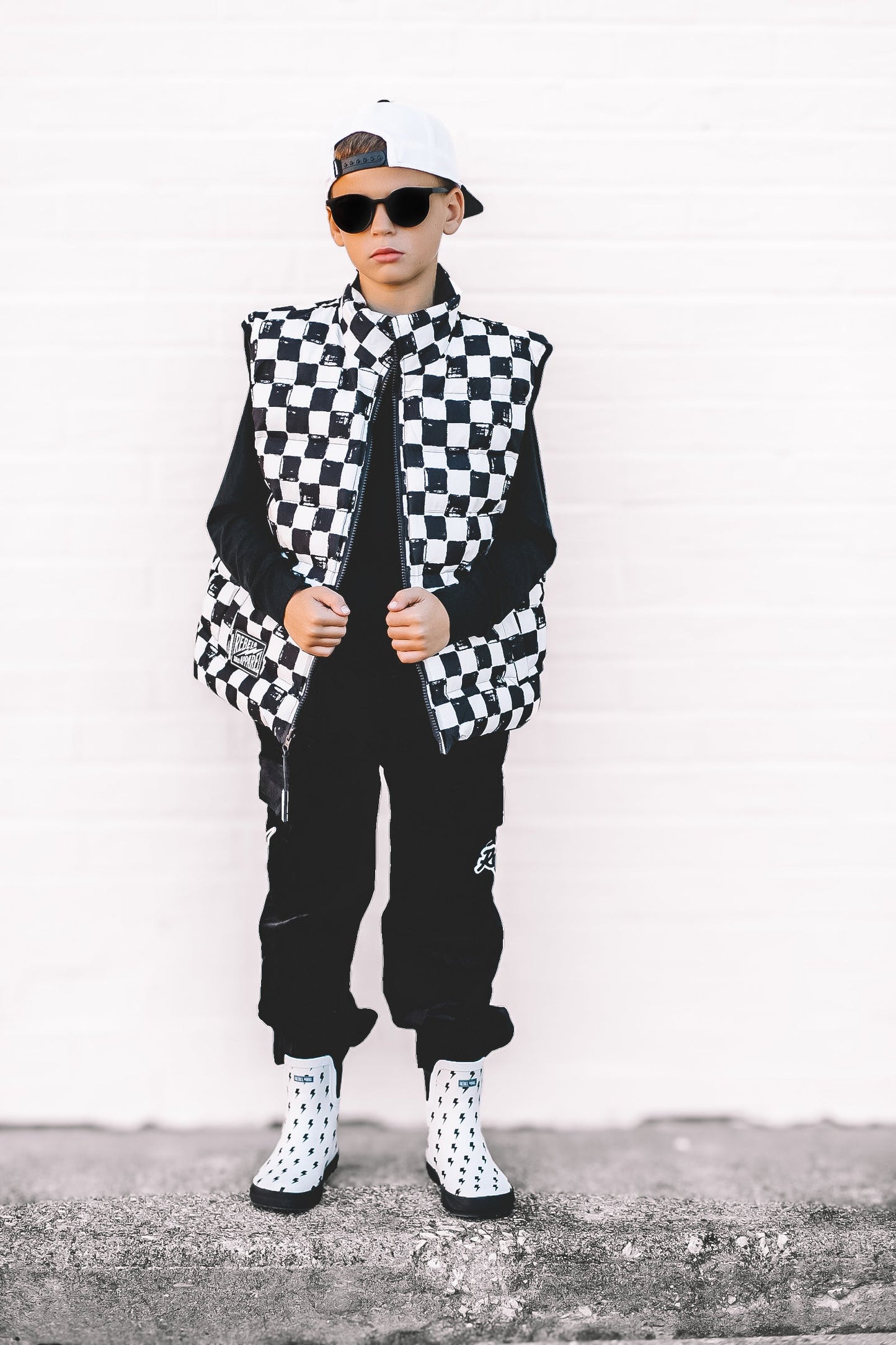 Reversible Puffer Vest in Vintage Venice