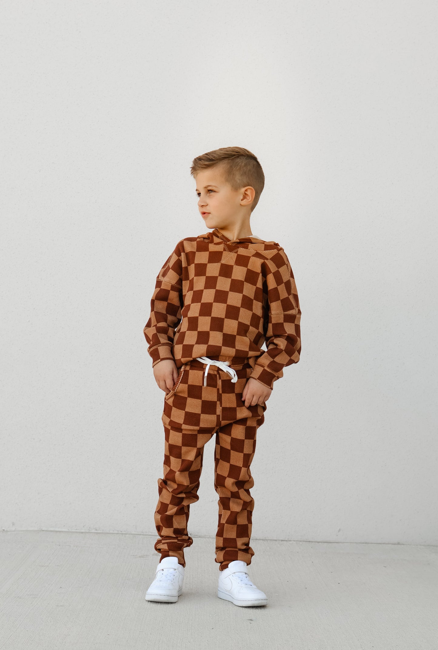 Waffle Set in Spiced Cider + Mocha