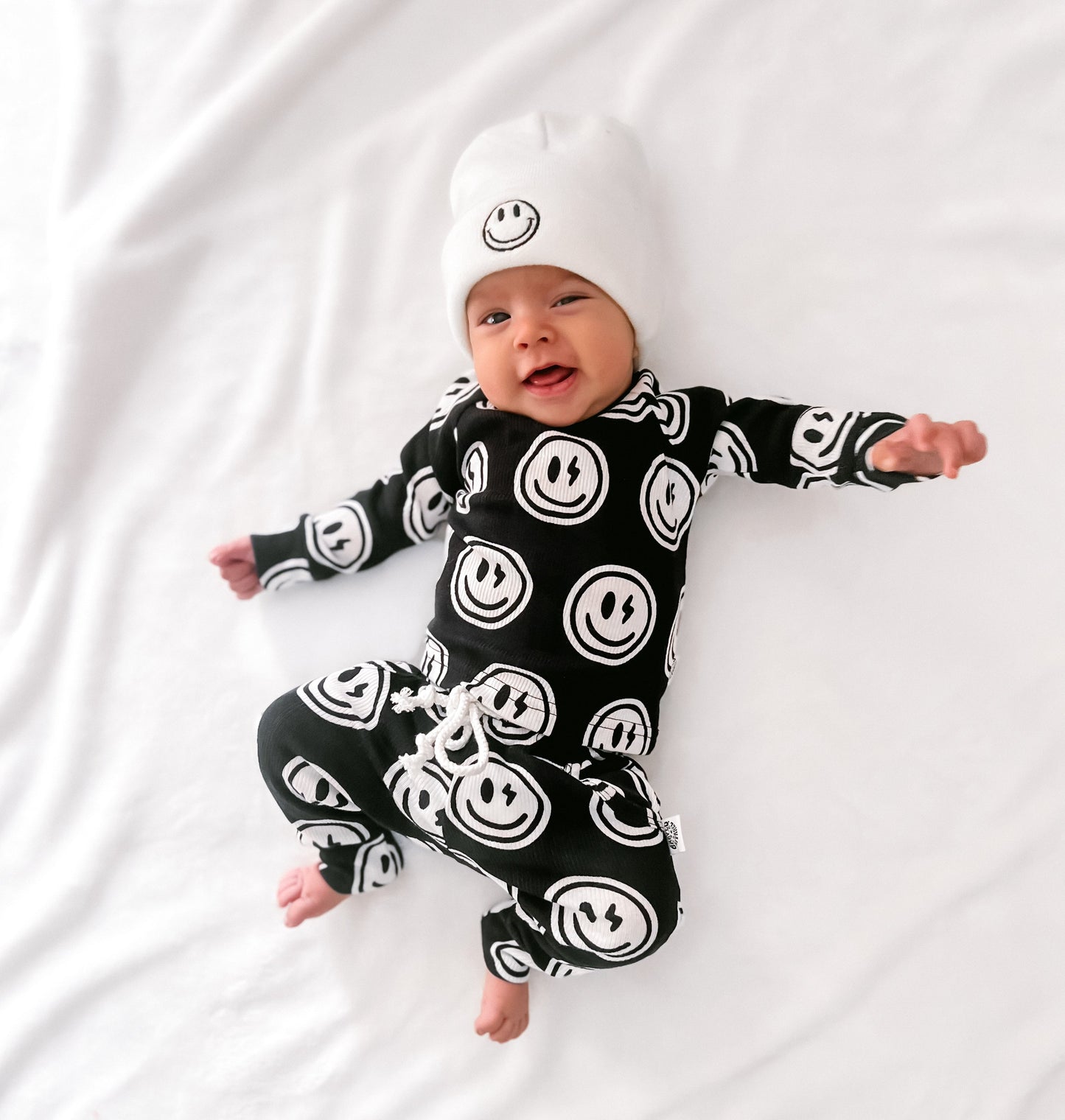 Organic Ribbed Set in Mr. Brightside