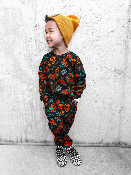 Organic Ribbed Set in Inkworks