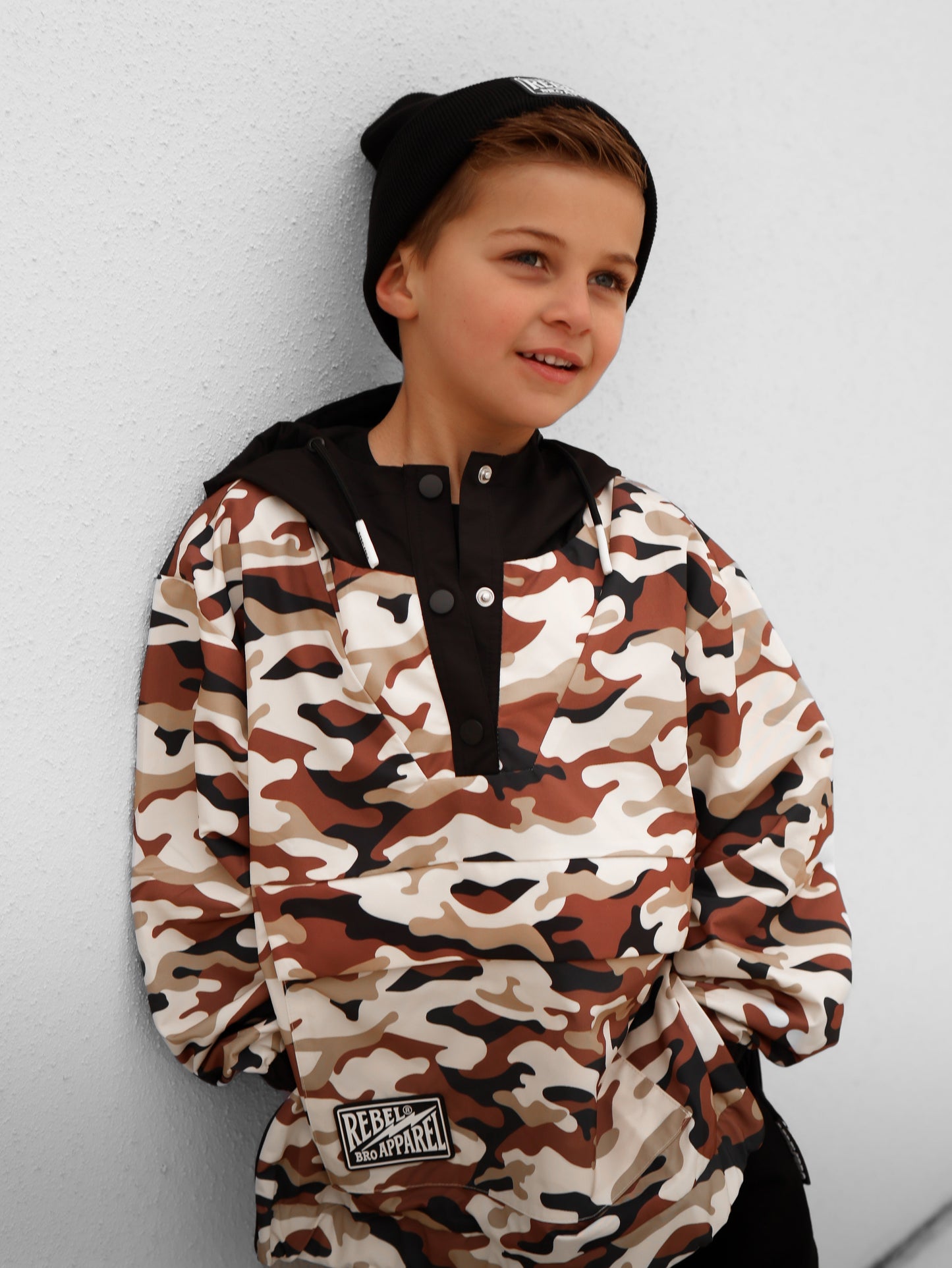 Pullover Windbreaker in Ranger