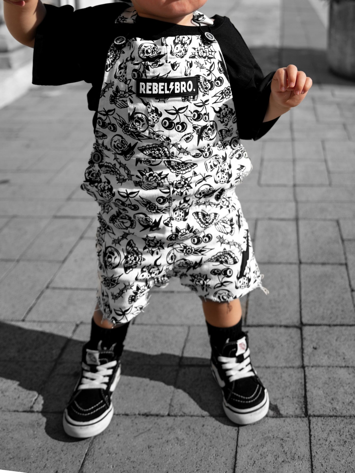 Cut Off Overalls in Bad Boy