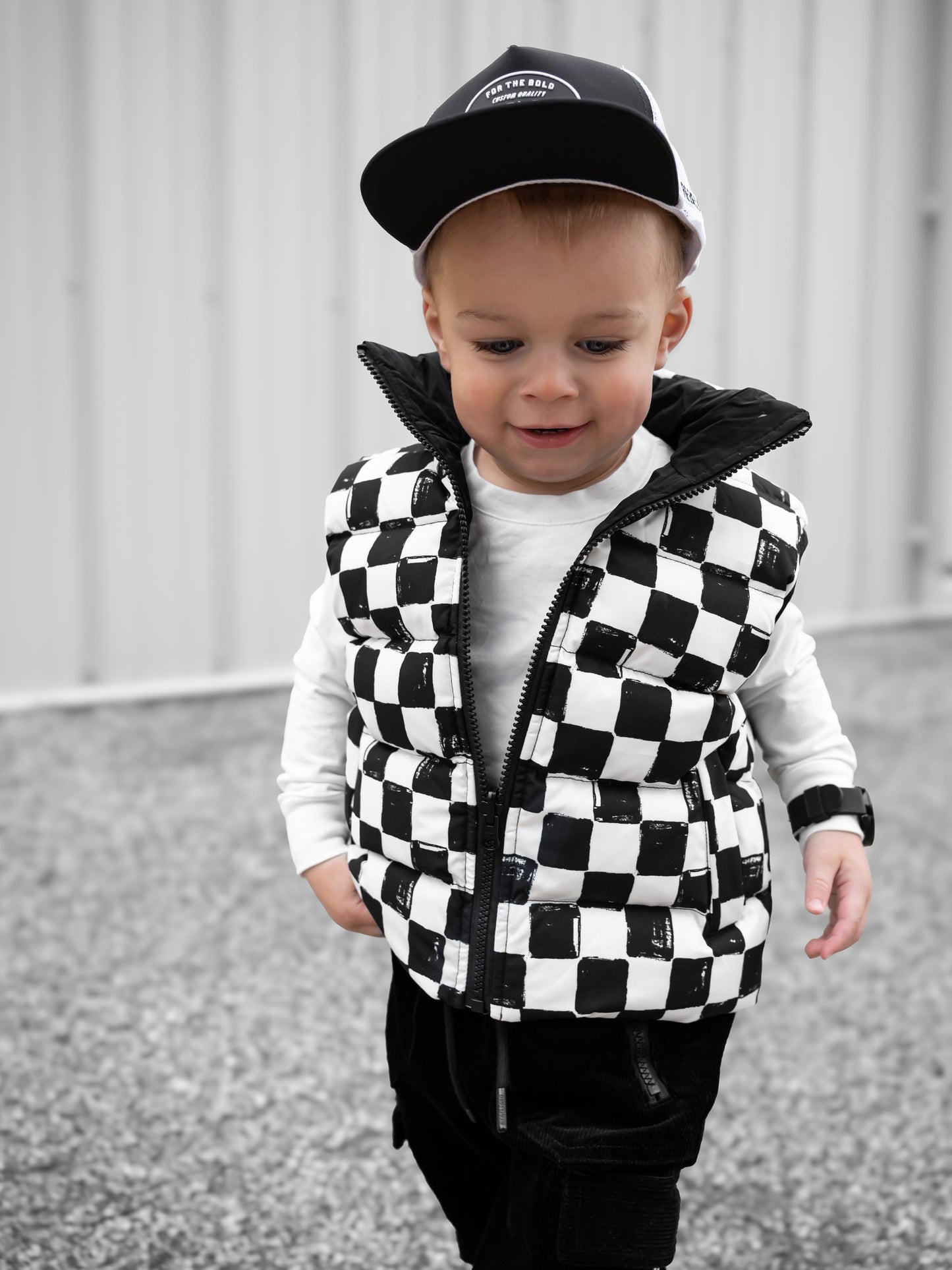 Reversible Puffer Vest in Vintage Venice