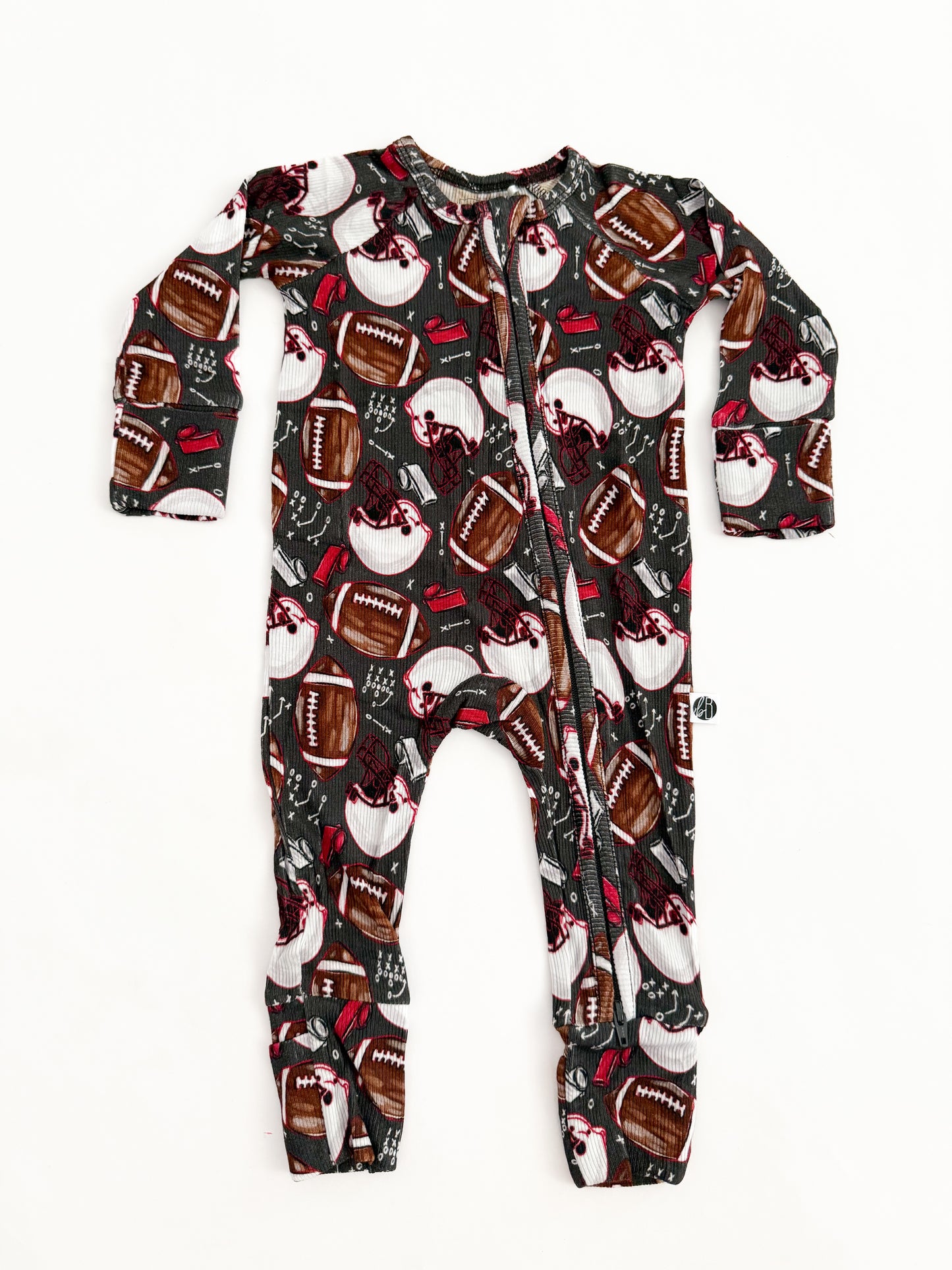 TOUCHDOWN | ZIP ROMPER