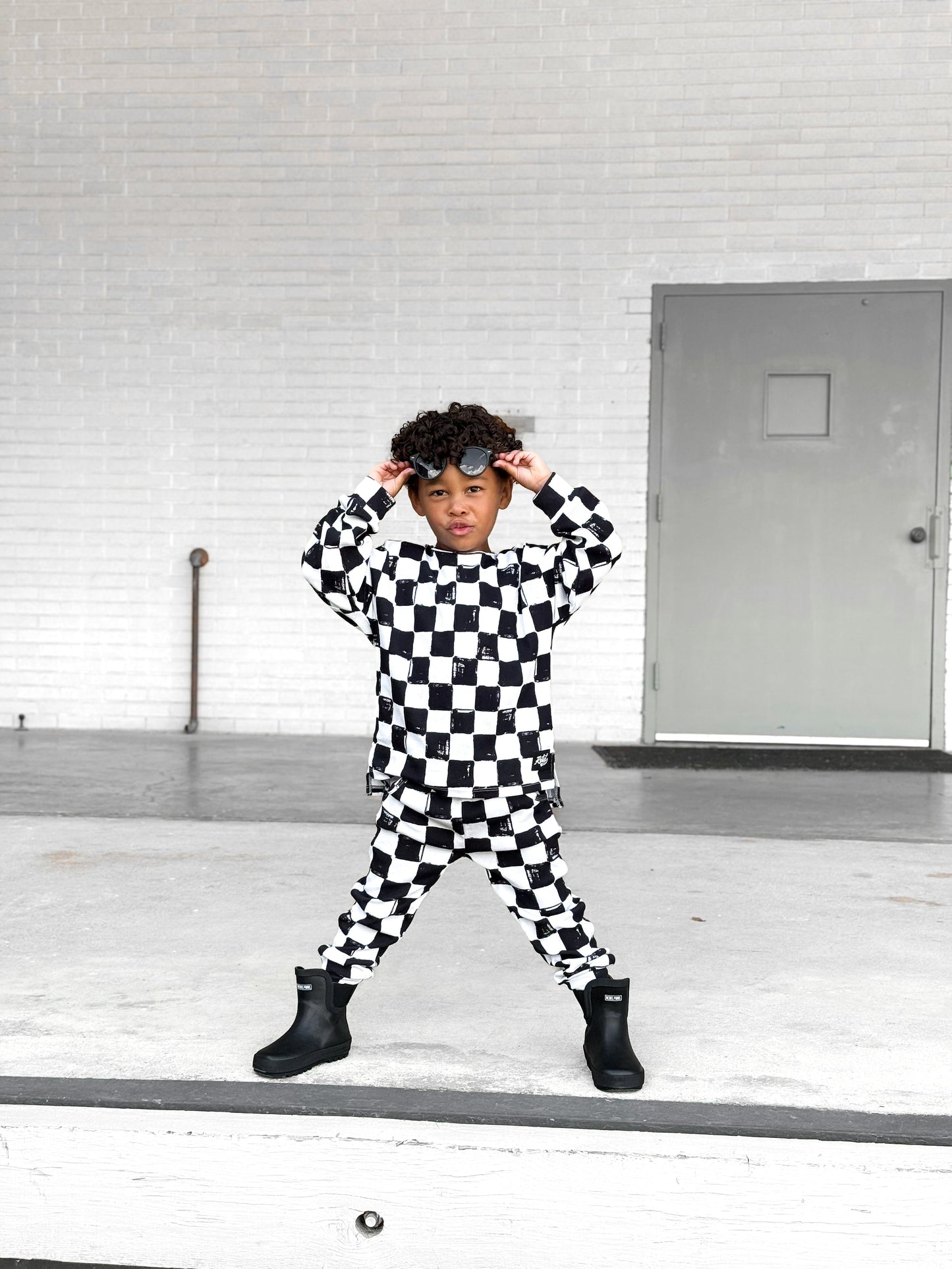 Organic Ribbed Set in Vintage Venice