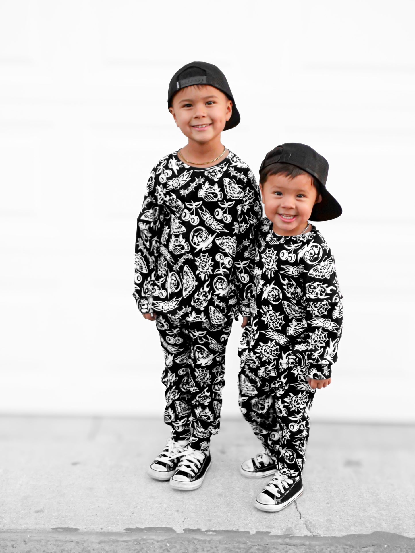 Organic Ribbed Set in Bad Boy [Midnight Edition]