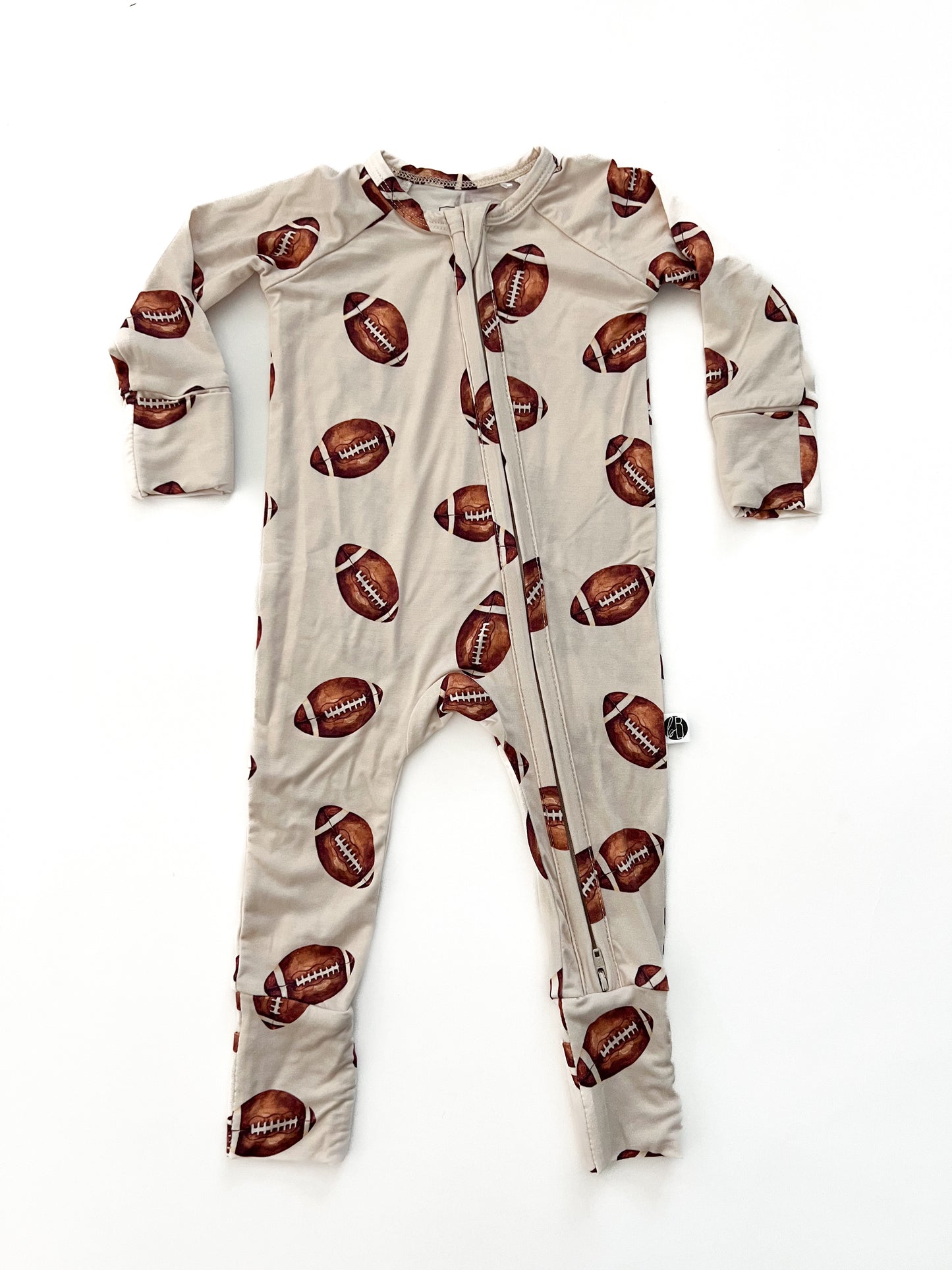 FOOTBALL | ZIP ROMPER