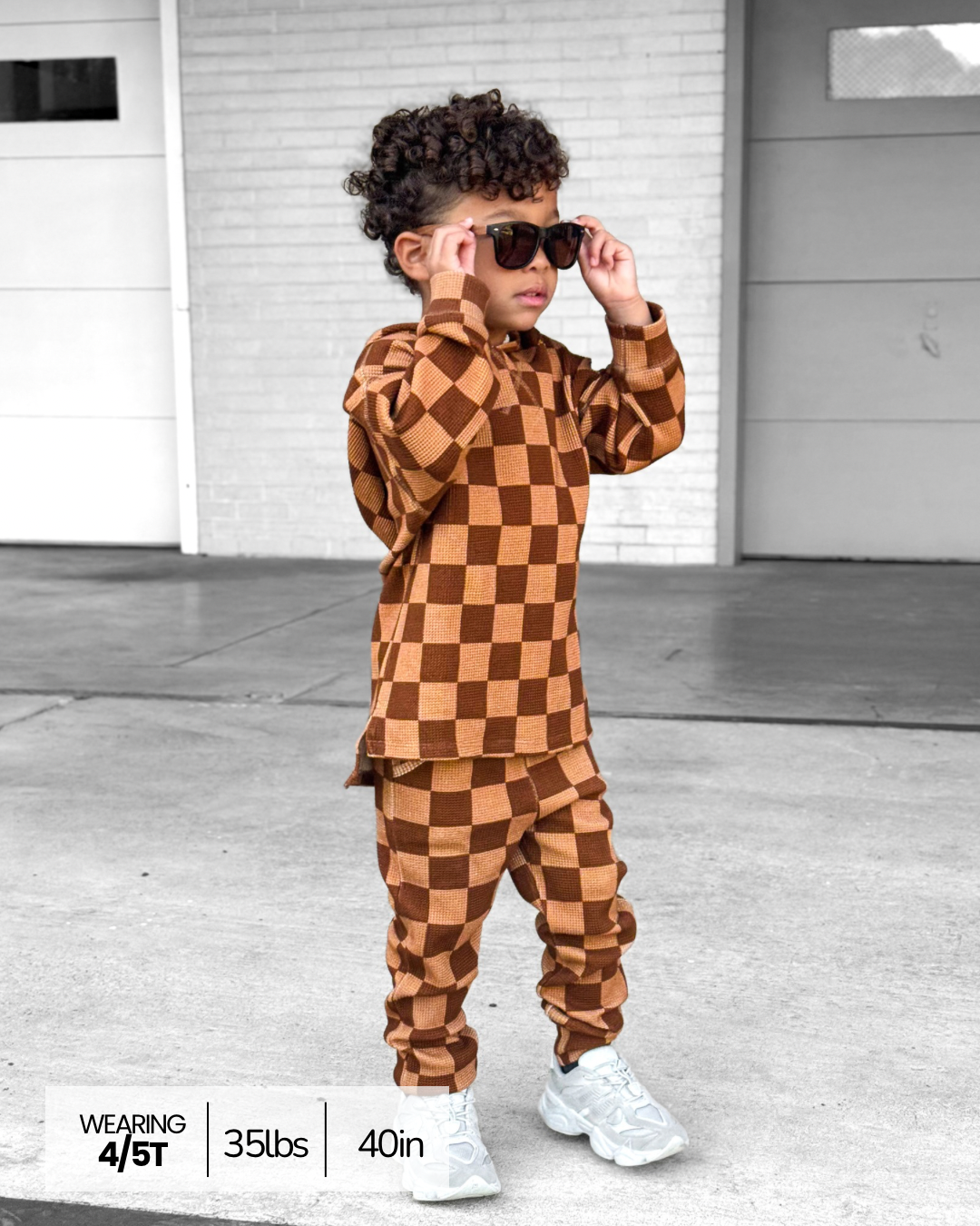 Waffle Set in Spiced Cider + Mocha