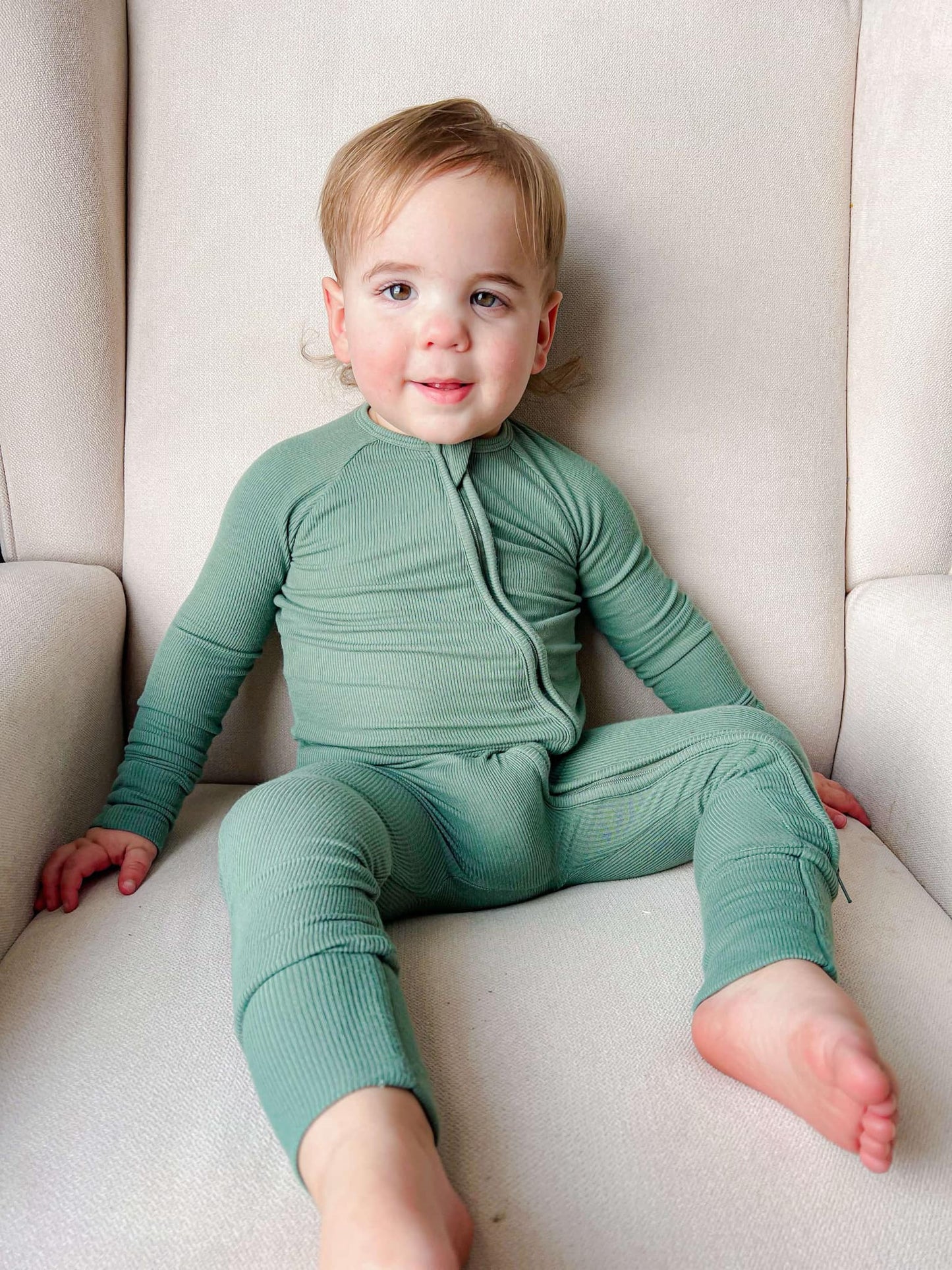 PINE | ZIP ROMPER