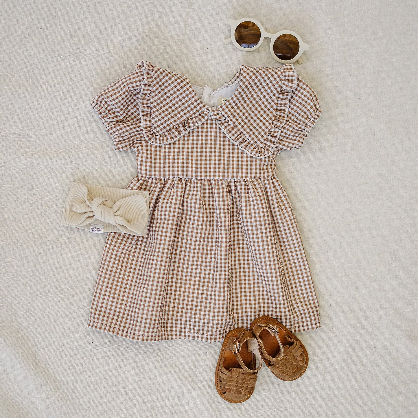 Gingham Peter Pan Collar Dress