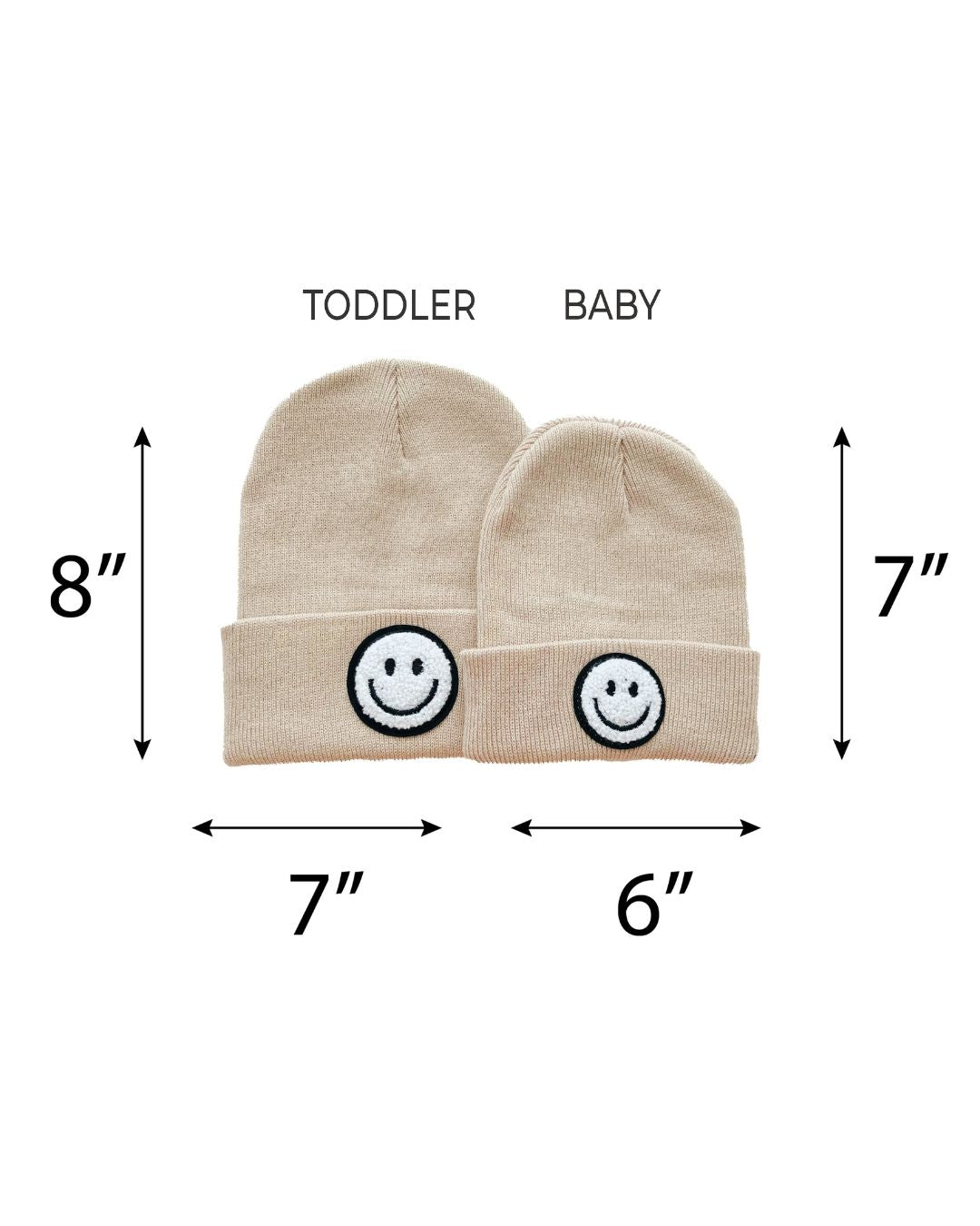 Smiley Beanie | Beige