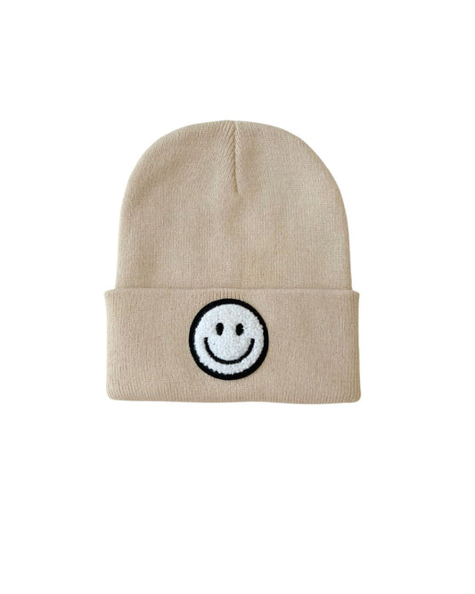 Smiley Beanie | Beige