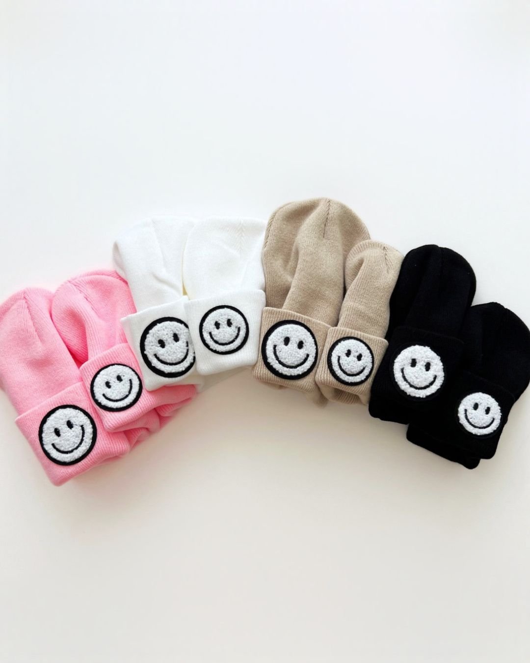 Smiley Beanie | Pink